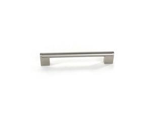 1P Sn Nickel Finish Contemporary Metal Boss Bar Handle Pulls Center to Center 1P Sn Nickel Finish Contemporary Metal Boss Bar Handle Pulls Center to Center