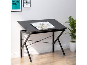 Adjustable Drafting Table Art Craft Hobby Desk Tiltable Tabletop Black Adjustable Drafting Table Art Craft Hobby Desk Tiltable Tabletop Black