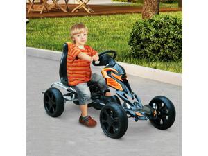 Outdoor Toy Gift w/Hand Brake Pedal Go Kart Ride-on Kids Car Racer Bike Outdoor Toy Gift w/Hand Brake Pedal Go Kart Ride-on Kids Car Racer Bike
