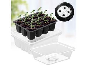 10-Pack Seed Trays 60 Cells Seedling Starter Tray 10-Pack Seed Trays 60 Cells Seedling Starter Tray