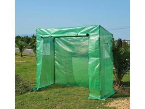 6.5x2.5x5.5ft Walk-in Garden Greenhouse Tomato Plant House Durable Frame 6.5x2.5x5.5ft Walk-in Garden Greenhouse Tomato Plant House Durable Frame
