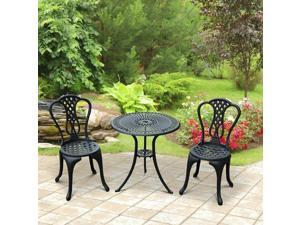 Clearance Sale 3pcs Café Bistro Set Po Table Chair Garden Aluminum Clearance Sale 3pcs Café Bistro Set Po Table Chair Garden Aluminum