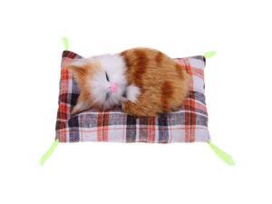 Cute Simulon Plush Sleeping Cat Stuffed Doll Toys Kids Gift Photo Prop CA Cute Simulon Plush Sleeping Cat Stuffed Doll Toys Kids Gift Photo Prop CA