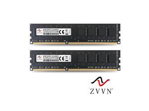 ZVVN 16GB Kit (2x 8GB) DDR3 1333 (PC3 10600) 1.5V PC RAM Desktop Computer Memory 240Pin Black Model 3U8H13C9ZV02