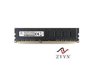 ZVVN 8GB DDR3 1066 (PC3 8500) 1.5V PC RAM Desktop Computer Memory 240Pin Black Model 3U8H10C7ZV01