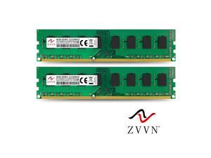 ZVVN 8GB Kit (2x 4GB) DDR3 1333 (PC3 10600) 1.5V CL9 DIMM PC RAM Desktop Computer Memory Model 3U4E13C9ZV02