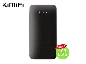 KiMiFi 4G LTE high-speed Network Mobile Hotspot, WiFi Portable Hotspot in 144+ Countries/Regions in the World with 1GB of Global Initial Data, No SIM Card Roaming Charge Travel Hotspot MiFi (black) KiMiFi 4G LTE high-speed Network Mobile Hotspot, WiFi Portable Hotspot in 144+ Countries/Regions in the World with 1GB of Global Initial Data, No SIM Card Roaming Charge Travel Hotspot MiFi (black)