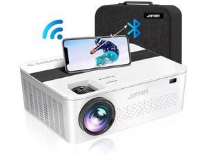 JIFAR H6 WiFi Bluetooth Projector Native 1080P with 450" Display, 9000 Lux, Support 4K, Dolby, Zoom, Keystone Correction, Compatible with TV Stick,HDMI,VGA,USB,Smartphone,PC JIFAR H6 WiFi Bluetooth Projector Native 1080P with 450" Display, 9000 Lux, Support 4K, Dolby, Zoom, Keystone Correction, Compatible with TV Stick,HDMI,VGA,USB,Smartphone,PC