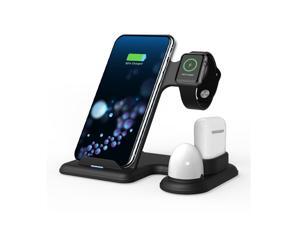 Wireless Charger Stand 4 in 1 for iPhone/iWatch/Airpods,Qi-Certified 15W Fast Charging Station with Led Night Light,Compatible with iPhone 12/11/Pro/Max/XS/Max/XR/XS/, iWatch 5/4/3/2, Airpods Pro/2/1 Wireless Charger Stand 4 in 1 for iPhone/iWatch/Airpods,Qi-Certified 15W Fast Charging Station with Led Night Light,Compatible with iPhone 12/11/Pro/Max/XS/Max/XR/XS/, iWatch 5/4/3/2, Airpods Pro/2/1