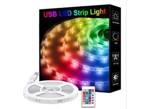 Osunlin Bluetooth LED Strip Lights, Music Sync 5050 LED Light Strip RGB Color Changing LED Lights Strip with Phone Remote, LED Lights for Bedroom Kitchen TV Party TIKTOK DIY 32.8ft