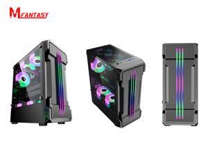 Gaming PC Computer Case ,ATX Mid Tower Desktop PC case,USB 3.0 (Fans are not included)(black) Gaming PC Computer Case ,ATX Mid Tower Desktop PC case,USB 3.0 (Fans are not included)(black)