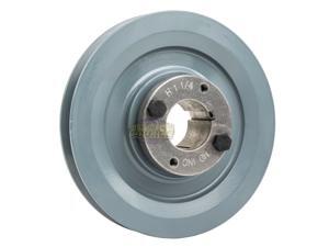 BK60H Cast Iron 5.75" Single Groove Belt B Section 5L Pulley 1-1/4 Bushing BK60H Cast Iron 5.75" Single Groove Belt B Section 5L Pulley 1-1/4 Bushing