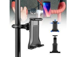 Universal 4-12.5” Mic Stand Bike Phone Tablet Holder Bicycle Handlebar Mount Universal 4-12.5” Mic Stand Bike Phone Tablet Holder Bicycle Handlebar Mount