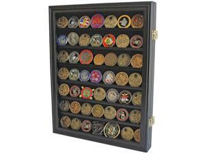 Challenge Coin Display Cabinet Holds 49 Coins Medal Rack Cassette with Lock Case Challenge Coin Display Cabinet Holds 49 Coins Medal Rack Cassette with Lock Case