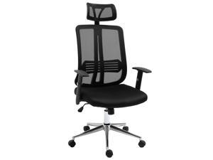 High Back Mesh Chair Office Computer Chair w/ Lumbar Support, Black High Back Mesh Chair Office Computer Chair w/ Lumbar Support, Black