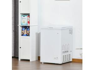 Compact Chest Freezer 3.5 Cu Ft with Removable Basket 7 Temperature Setting Compact Chest Freezer 3.5 Cu Ft with Removable Basket 7 Temperature Setting