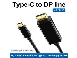 Type C to DP line, USB C to HDMI Cable 4K@60Hz HDM Cable 4K USB Type C to HDM Cable 6 Ft 1.8M HDM Adapter Cable Compatible with All Devices of USB Type C HDM Type C to DP line, USB C to HDMI Cable 4K@60Hz HDM Cable 4K USB Type C to HDM Cable 6 Ft 1.8M HDM Adapter Cable Compatible with All Devices of USB Type C HDM
