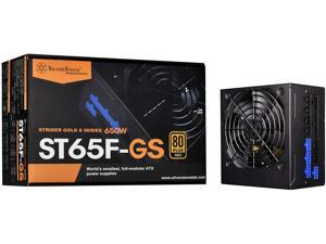 SilverStone Technology 650W Computer Power Supply PSU Fully Modular with 80 Plus Gold & 140mm Design Power Supply (SST-ST65F-GS) SilverStone Technology 650W Computer Power Supply PSU Fully Modular with 80 Plus Gold & 140mm Design Power Supply (SST-ST65F-GS)