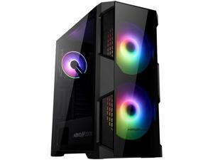 ATX Mid-Tower Gaming PC Case, with 2Pre-Installed 200mm RGB Fans and 120mm RGB Fan, Two Side Tempered Glass, 2 USB 3.0 I/O Port, Magnet Dust Filter, ABKONCORE H500G with Wireless Remote FAN Controller ATX Mid-Tower Gaming PC Case, with 2Pre-Installed 200mm RGB Fans and 120mm RGB Fan, Two Side Tempered Glass, 2 USB 3.0 I/O Port, Magnet Dust Filter, ABKONCORE H500G with Wireless Remote FAN Controller