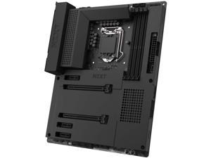 NZXT N7 Z490 - N7-Z49XT-B1 - Intel Z490 chipset (Supports 10th Gen CPUs) - ATX Gaming Motherboard - Integrated I/O Shield - Intel Wireless-AX 200 - Bluetooth V5.1 - Black