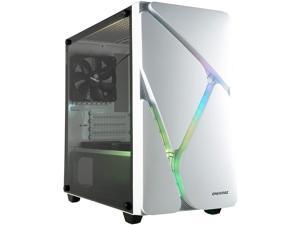 Enermax MarbleShell MS20 ARGB - Compact Micro-ATX Mini Tower PC Gaming Case with Dual ARGB Fans (3 Pre-Installed Fans) and Tempered Glass Side Panel - White Enermax MarbleShell MS20 ARGB - Compact Micro-ATX Mini Tower PC Gaming Case with Dual ARGB Fans (3 Pre-Installed Fans) and Tempered Glass Side Panel - White