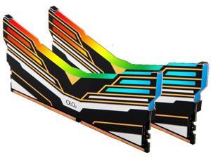 OLOy DDR4 RAM 32GB (2x16GB) Warhawk Aura Sync RGB 3600 MHz CL18 1.35V 288-Pin Desktop Gaming UDIMM (MD4U163618DEDA)
