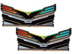 OLOy DDR4 RAM 16GB (2x8GB) Warhawk Aura Sync RGB 3200 MHz CL16 1.35V 288-Pin Desktop Gaming UDIMM (MD4U0832160BE0DA)