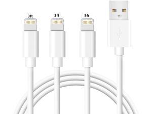 iPhone Charger Cable,Sharllen 5 Pack 6FT MFi Certified Fast USB Charging & Sync Lightning Cable Long iPhone Charging Cable Cord Compatible iPhone XS/Max/XR/X/8/8 Plus/7/7 P/6/6 P/6S iPad White 6FT 