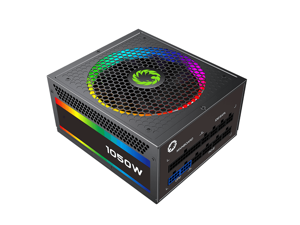 Computer Power Supplies 1050W, RGB Power Supply Fully Modular 80+ Gold PSU, Addressable RGB Light Power Supply for Gaming PC