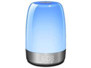 DIDAINT Alarm Clock, Natural Sunrise Simulation Night Light, RGB Color Changing Gradient Bedside Lamp, with Power Adapter , 10 Sounds, 4 Scene Lights, 10 Brightness, Snooze Function DIDAINT Alarm Clock, Natural Sunrise Simulation Night Light, RGB Color Changing Gradient Bedside Lamp, with Power Adapter , 10 Sounds, 4 Scene Lights, 10 Brightness, Snooze Function