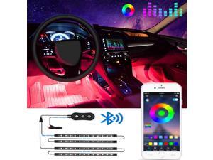 didaINT Interior Car Lights, LED Car Strip Lights with 2 Lines Waterproof Design, 48 LEDs App Control Car Light Kit, DIY Mode and Music Sync Under Dash Car Lighting with Car Charger, DC 12V didaINT Interior Car Lights, LED Car Strip Lights with 2 Lines Waterproof Design, 48 LEDs App Control Car Light Kit, DIY Mode and Music Sync Under Dash Car Lighting with Car Charger, DC 12V