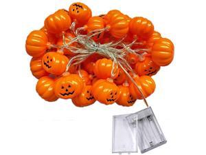Battery Halloween Pumpkin String Lights 6m/20ft 40 LEDs 3D Pumpkin Lights 2Lighting Modes for Outdoor Indoor Party Halloween Decoration Battery Halloween Pumpkin String Lights 6m/20ft 40 LEDs 3D Pumpkin Lights 2Lighting Modes for Outdoor Indoor Party Halloween Decoration