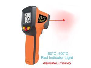 Digital Infrared Thermometer Noncontact Laser Temperature Meter Pyrometer Imager Hygrometer IR Termometro Temperature SensorT600A
