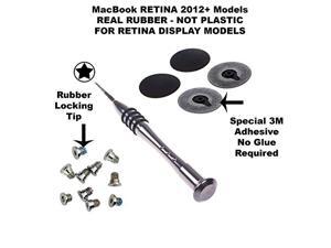 Authentic Apple MacBook Pro Rubber Feet Replacement Kit Bottom Case 13" 15" 17" RETINA A1398 A1425 A1502 (Macbook Retina 2012+) Authentic Apple MacBook Pro Rubber Feet Replacement Kit Bottom Case 13" 15" 17" RETINA A1398 A1425 A1502 (Macbook Retina 2012+)