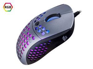 USB Wired Lightweight RGB PC Gaming Mouse M6, Honeycomb Shell Ultralight Weave Drag-Free Cable, LED Backlit 6 Buttons Programmable, 10000DPI Optical Sensor for PC Gamers, Xbox, PS4 Users USB Wired Lightweight RGB PC Gaming Mouse M6, Honeycomb Shell Ultralight Weave Drag-Free Cable, LED Backlit 6 Buttons Programmable, 10000DPI Optical Sensor for PC Gamers, Xbox, PS4 Users