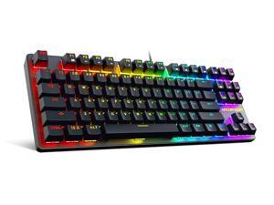 KITCOM TKL RGB Mechanical Gaming Keyboard NK60T Cherry MX Blue Switch Equivalent Compact 87 Keys Tenkeyless LED Backlit Detachable USB Type-C Cable Computer Wired Keyboard for Windows PC/MAC Gamers KITCOM TKL RGB Mechanical Gaming Keyboard NK60T Cherry MX Blue Switch Equivalent Compact 87 Keys Tenkeyless LED Backlit Detachable USB Type-C Cable Computer Wired Keyboard for Windows PC/MAC Gamers