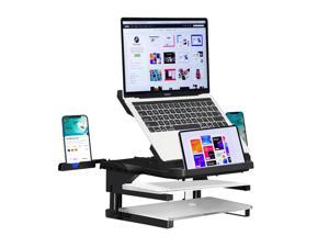 Laptop Stand, KITCOM Ergonomic Portable Computer Stand Tablet Stand S6, Adjustable Angles & Height, Foldable Laptop Riser Phone Stands, for MacBook Air/Pro Dell XPS MSI 10-17.3” Gaming Laptop/Notebook