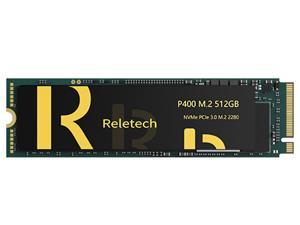 ReleTech P400 512GB M.2 PCIe 2280 NVMe Up to 3,500 MB/s Interface m2 Internal Solid State Drive 3D-NAND Technology Gen3 x4 NVMe PC SSD Up to 3,500 MB/s