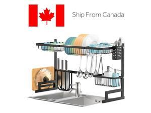 Kithchen Dish Drying Rack Over The Sink -Adjustable Large Dish Rack Drainer Kithchen Dish Drying Rack Over The Sink -Adjustable Large Dish Rack Drainer