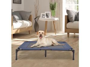 36” x 30” Elevated Dog Cat Bed Pet Cot Cooling Cozy Camping Sleeper Blue 36” x 30” Elevated Dog Cat Bed Pet Cot Cooling Cozy Camping Sleeper Blue