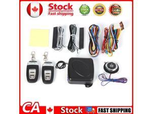 Car Keyless Entry Engine Start Alarm System Push Button Remote Starter Stop CA Car Keyless Entry Engine Start Alarm System Push Button Remote Starter Stop CA