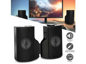 Detachable USB Power Computer Speakers Stereo Sound 3.5mm for PC Laptop Desktop Detachable USB Power Computer Speakers Stereo Sound 3.5mm for PC Laptop Desktop