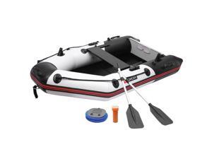 2-Person 7.5FT Iatable Dinghy Boat Fishing Rafting Water Sports With Oars 2-Person 7.5FT Iatable Dinghy Boat Fishing Rafting Water Sports With Oars