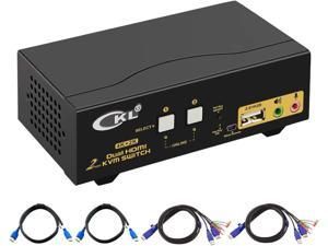 CKL HDMI KVM Switch 2 Port Dual Monitor Extended Display (CKL-922HUA)