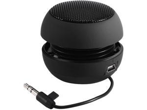 Portable Speaker Mini Subwoofer Speaker with 3.5mm Jack on Bottom for Mobilephone PC Laptop MP3(Black)