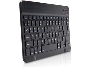 Panasonic Toughpad FzG1 Keyboard Slimkeys Bluetooth Keyboard Portable Keyboard With Integrated Commands For Panasonic Toughpad FzG1  Jet Black