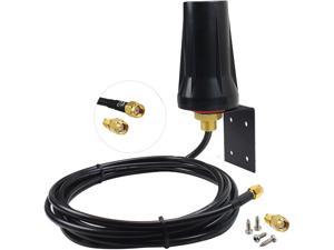 N Male to RP-SMA Male Connector Antenna Pigtail Coaxial 2.4Ghz/5Ghz 3D-FB Low Loss Copper Cable Length 6.5ft 2m/200cm 