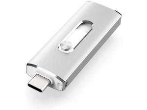 USB C Flash Drive, 128GB USB 3.1 Flash Drive 350Mb/s Dual Drive USB Type C Thumb Drive 128G USB C Drive Super Speed Solid State USB Drive (128G,Silver) USB C Flash Drive, 128GB USB 3.1 Flash Drive 350Mb/s Dual Drive USB Type C Thumb Drive 128G USB C Drive Super Speed Solid State USB Drive (128G,Silver)