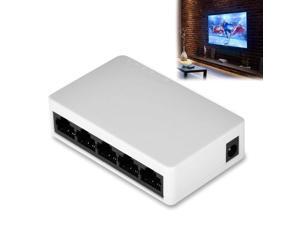 Thernet Network Switch Mini Network Switch 10/100mbps Adaptive RJ45 Port 5-Port 10/100mbps Fast Ethernet Switch Full/Half Duplex Self-adaptationTransmission Mode Thernet Network Switch Mini Network Switch 10/100mbps Adaptive RJ45 Port 5-Port 10/100mbps Fast Ethernet Switch Full/Half Duplex Self-adaptationTransmission Mode