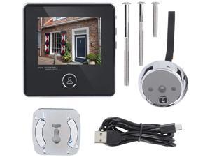 Energy Saving Peephole, 120 ° Wide Angle, Multifunction Camera, Doorbell Camera, 3MP HD Doorbell Surveillance Camera for Hotels Energy Saving Peephole, 120 ° Wide Angle, Multifunction Camera, Doorbell Camera, 3MP HD Doorbell Surveillance Camera for Hotels